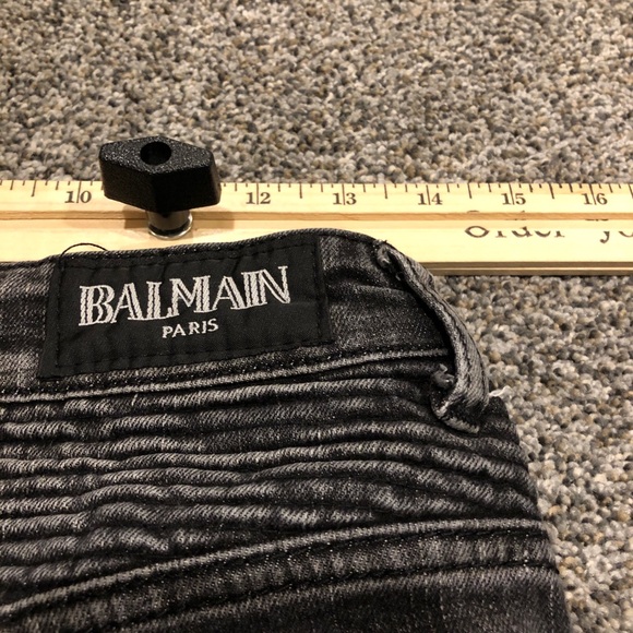 Mens Size 29 Jeans Gray Motorcycle Rock And Roll Fashion Streetwear 29x29 - Picture 9 of 10